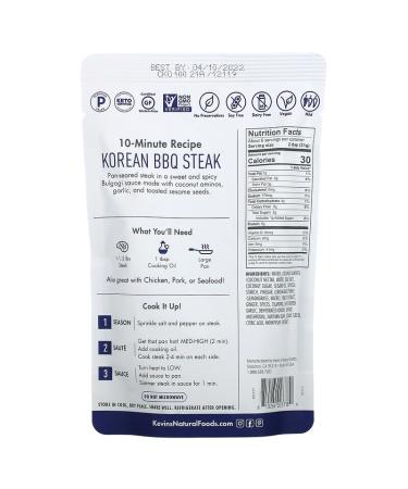 Kevin's Natural Foods Korean BBQ Sauce Mild - 7 oz (198 g) | Gluten-Free & Non-GMO - Buy Online on GoSupps.com