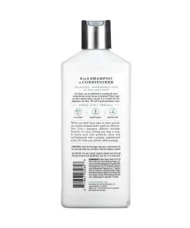 Cremo 2-in-1 Shampoo & Conditioner No. 10 - Silver Water & Birch - 16 fl oz - Buy Online on GoSupps.com