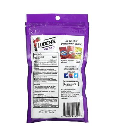 Luden's Wild Berry Pectin Lozenge - 30 Throat Drops | Oral Demulcent - Buy Online on GoSupps.com