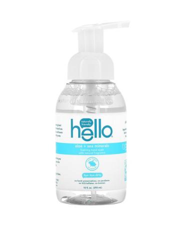 Hello Foaming Hand Wash Aloe + Sea Minerals 10 fl oz (295 ml)