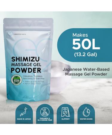 Nuru Massage Gel Therapy Powder 500g - Seaweed & Green Tea | Paraben & Glycerine Free | Made in Japan | Creates 13.2 Gallons of Pure Bliss - Buy Online on GoSupps.com