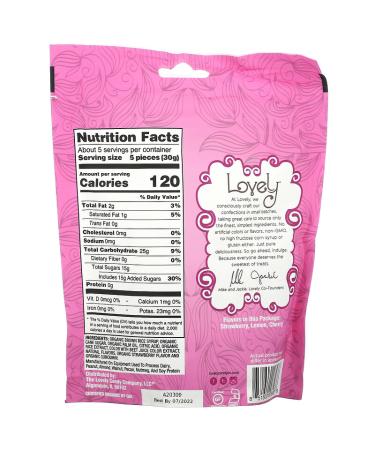 Lovely Candy Organic Chewy Fruit Candies - Assorted 5 oz (142 g) - Buy Online on GoSupps.com