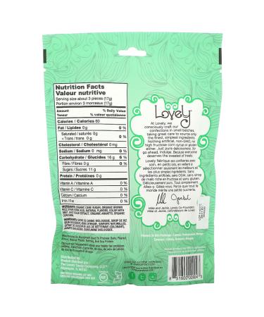 Lovely Candy Organic Hard Candies - Tropical Flavor, 5 oz (142 g) | Vegan & Gluten-Free Treats - Buy Online on GoSupps.com