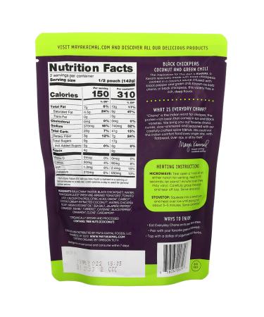 Maya Kaimal Organic Chana Black Chickpeas with Coconut & Green Chili - 10 oz - Buy Online on GoSupps.com