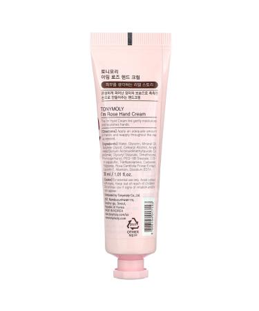 Tony Moly Iâ€™m Rose Hand Cream - Nourishing Moisturizer, 1.01 fl oz (30 ml) - Buy Online on GoSupps.com