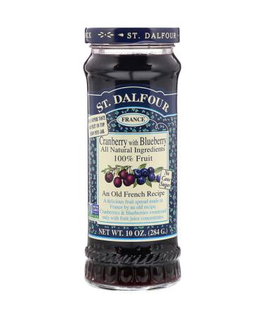 St. Dalfour Cranberry with Blueberry Fruit Spread 10 oz (284 g)