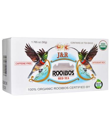 J&R Port Trading Co. J&R Rooibos Red Tea Caffeine Free 20 Tea Bags 1.765 oz (50 g)
