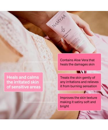 Hair Removal Cream for Intimate Skin - 60g Pack of 2 + Free Vitamin C Serum | Fast Shipping Worldwide - Buy Online on GoSupps.com