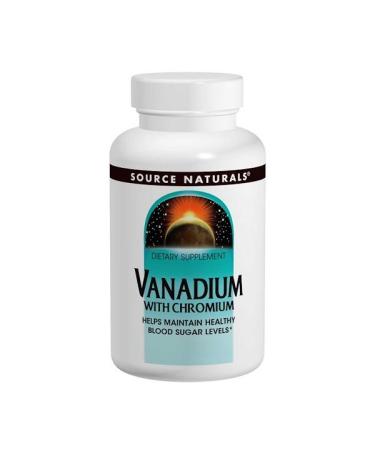 Source Naturals Vanadium with Chromium 90 Tablets