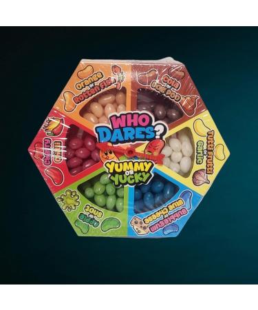 Who Dares Jelly Bean Game - Yummy or Yucky Flavours Candies Xmas Fun with Spin Wheel Activity120 Grams Pack Of 1(Pack Of 1) - Buy Online on GoSupps.com