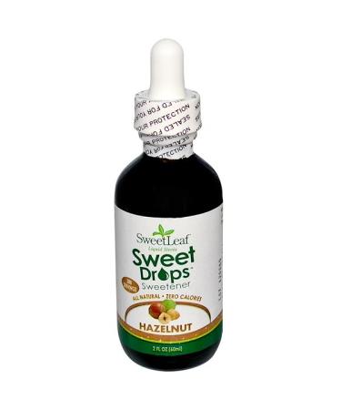 Wisdom Natural SweetLeaf Liquid Stevia Sweet Drops Hazelnut 2 fl oz (60 ml)