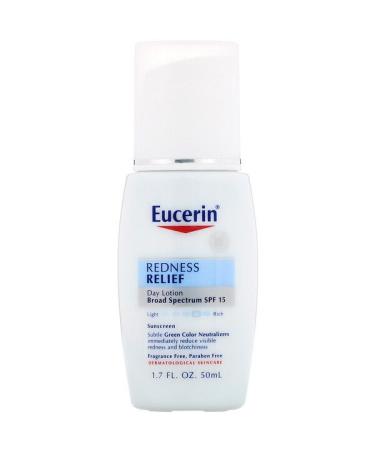 Eucerin Redness Relief Daily Perfecting Lotion SPF 15 Fragrance Free 1.7 fl oz (50 ml)