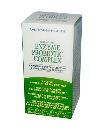 American Health Enzyme Probiotic Complex 90 Veggie Caps