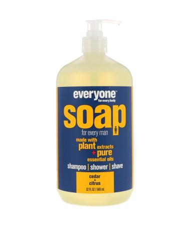 EO Products Everyone Soap for Every Man Cedar + Citrus 32 fl oz (946 ml)