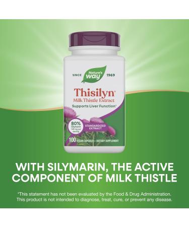 Buy Enzymatic Therapy Super Milk Thistle - 60 Vegan Capsules for Liver Health - Buy Online on GoSupps.com