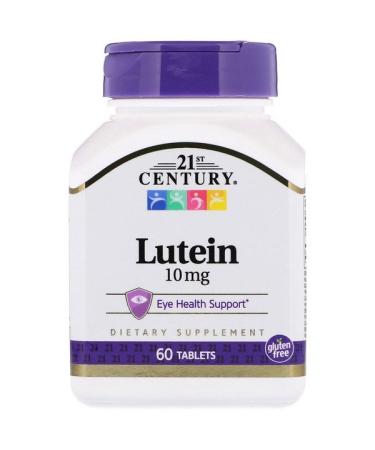 21st Century Lutein 10 mg 60 Tablets