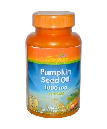 Thompson Pumpkin Seed Oil 1000 mg 60 Softgels