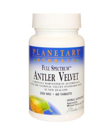 Planetary Herbals Full Spectrum Antler Velvet 250 mg 60 Tablets