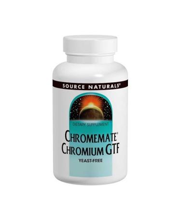 Source Naturals Chromemate Chromium GTF 200 mcg 240 Tablets