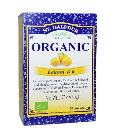 St. Dalfour Organic Lemon Tea 25 Envelopes 1.75 oz (50 g)