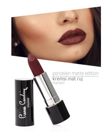 Pierre Cardin Porcelain Matte Edition Lipstick - Maroon - 219 - Buy Online on GoSupps.com