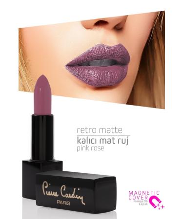Pierre Cardin Retro Matte Lipstick - Pink Rose - 136 - Buy Online on GoSupps.com