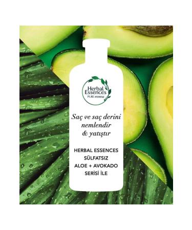 Herbal Essences Brand: Aloe And Avocado Shampoo 380 Ml Category: Shampoo - Buy Online on GoSupps.com