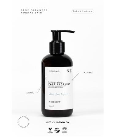 VERSEW Organic Purifying & Refreshing Facial Cleansing Gel Normal Skin 200 ml - Buy Online on GoSupps.com