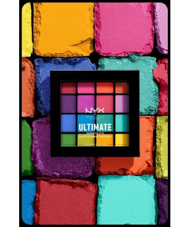 NYX Professional Makeup Professional Makeup Eyeshadow Palette - Ultimate Shadow Palette Brights - Buy Online on GoSupps.com