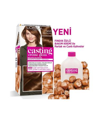 L'Oreal Paris Loreal Casting Creme Gloss 603 Golden Caramel Hair Dye - Buy Online on GoSupps.com