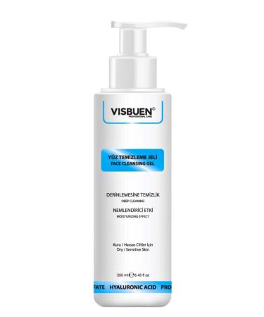 Visbuen 4 Active Moisturizing & Purifying Face and Makeup Remover Gel for Dry & Sensitive Skin - Buy Online on GoSupps.com