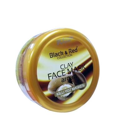 Black Red Chocolate Clay Face Cleansing Mask + Argan Oil Clay Face Mask 2 Pieces - Buy Online on GoSupps.com