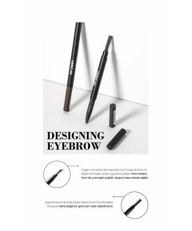 IM UNNY Triangular Tip Soft Lift Eyebrow Pencil Designing Eye Brow - Buy Online on GoSupps.com