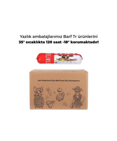 BARFTR Mix Barf 6 Kg Salami Package Dog Food 250 Gr X 24 Pieces - Buy Online on GoSupps.com