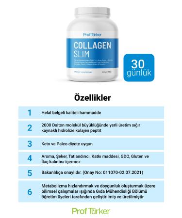 ProfT rker Collagen Slim 600 G Powder Dietary Supplement Containing Collagen and Plant Extracts - Buy Online on GoSupps.com