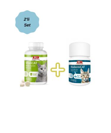 Bio PetActive Biopetactive Set(bioderm Cat+vitalicat Multivitamin) - Buy Online on GoSupps.com