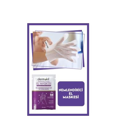 Dermokil Clay and Hemp Oil Peeling Effective Hand Mask 35 ml Set of 2 - Buy Online on GoSupps.com