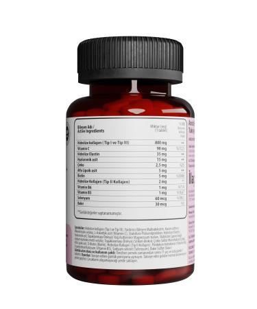 anocin BEAUTY MIX COLLAGEN TYPE I II III +ELASTIN BIOTIN ZINC VITAMIN C SELENIUM HYALURONIC ACID COLLAGEN - Buy Online on GoSupps.com