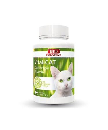 Bio PetActive Vitalicat Multivitamin Tablets for Cats 150 Pieces 75 Gr - Buy Online on GoSupps.com