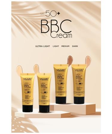 Victory Bbc Cream Moisturizing Natural Concealer Spf50 01-ultra Light 40 ml - Buy Online on GoSupps.com