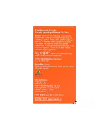 Ocean Quercetin 100 Mg 60 Caps - Buy Online on GoSupps.com