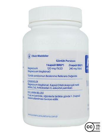 Pure Encapsulations Magnesium (GLYCINATE) 60 Capsules - Buy Online on GoSupps.com