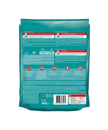 Purina One One Bifensis Complete Dry Cat Food with Salmon for Adult and Neutered Cats 800gr - Buy Online on GoSupps.com