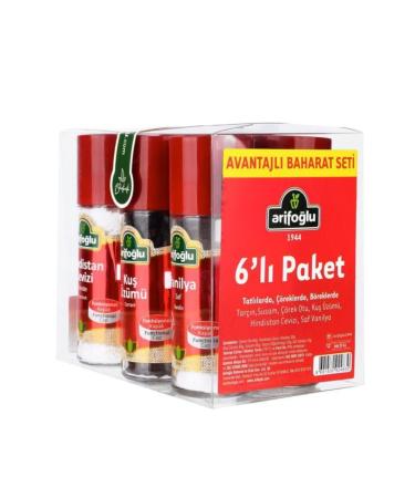 Arifo lu Spice Set Glass 6 LI (In Desserts Pastries) - Buy Online on GoSupps.com