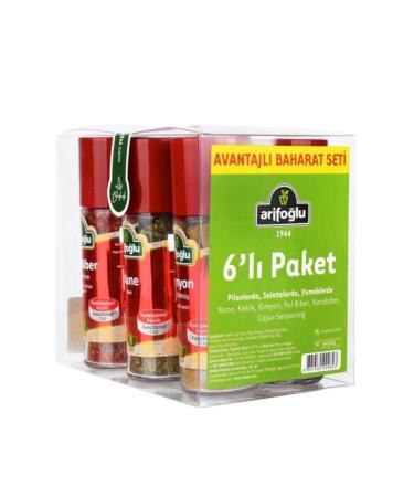 Arifo lu Spice Set Glass 6 LI (In Rice Meals) - Buy Online on GoSupps.com