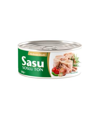 SASU SOSLUTON Sasu Mediterranean Style Tuna 12x160g Whole Slice - Buy Online on GoSupps.com