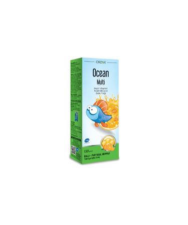 Ocean Multi Vitamin Multi Mineral Syrup 150 Ml 2 Pieces - Buy Online on GoSupps.com