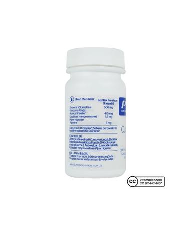 Pure Encapsulations Curcumin 500 Mg 30 Capsules - Buy Online on GoSupps.com