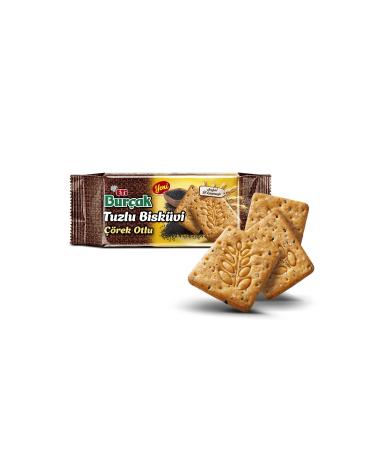 Eti Bur ak Black Herb Salted Biscuits 91 g x 16 Pieces - Buy Online on GoSupps.com