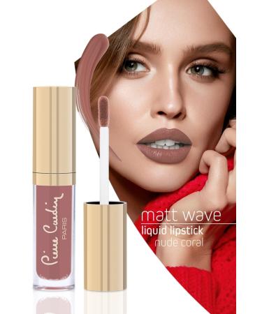 Pierre Cardin Matt Wave Liquid Lipstick Matte Liquid Lipstick Nude Coral - Buy Online on GoSupps.com